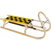 SULOV Luge en bois 67 longueur 110 cm - jaune-noir