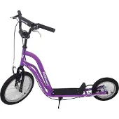 Kubisport Scooter avec roues gonflables 16/12" Hurricane violet