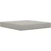 vidaXL Coussin de canapé d'extérieur 3 pcs Gris Polyester