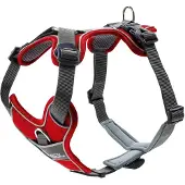 Hunter harnais Divo, couleur:rouge/gris, tailles:XS