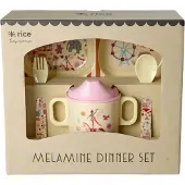 Rice Fun Fair Print Tableware Rose Enfants