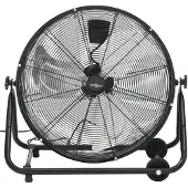 vidaXL Ventilateur à tambour industriel 60 cm 172,5 W noir