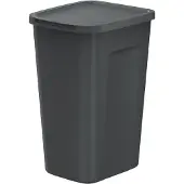 Prosperplast Odpadkový ko COMPACTA Q FLAP PLUS recyklovaný erný, objem 50l