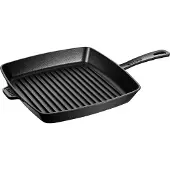 Staub Poêle à griller 30 x 30 cm noir