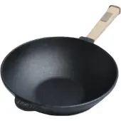 Afgkazanai Poêle à wok en fonte, 25 cm