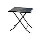 Rojaplast Table de jardin pliante en métal ZWMT-70F