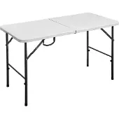 Rojaplast Table de restauration pliante 120 cm blanc