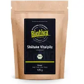 Biotiva Shiitake en poudre 125g issu de l'agriculture biologique