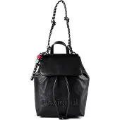 Desigual Sac à dos 'Half Logo Luena Mini' noir