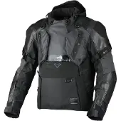 Macna Tryton, veste textile imperméable ,Noir ,M