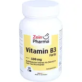 Zein Pharma - Germany GmbH Vitamine B3 Forte (Niacine) 500 mg Gélules, 90 Pcs