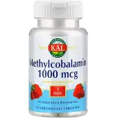 Kal Vitamine B12 Méthylcobalamine 1000 g Kal Comprimés 60 pc