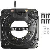 OEM Piètement pivotant, rotation à 360°, construction robuste, noir