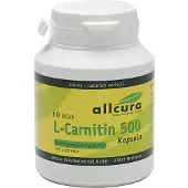 Allcura L-Carnitine 500 gélules, 60 gélules
