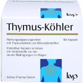 Köhler Pharma GmbH Capsules Thymus-Köhler pour une fonction saine du système immunitaire, boîte de 90 capsules