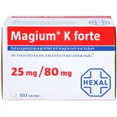 HEXAL Magium K forte comprimés, 100 comprimés