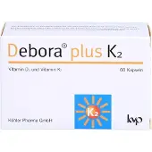 Köhler Pharma GmbH Debora plus K2 , 60 capsules
