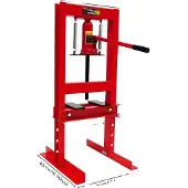 OEM Presse hydraulique, capacité 6 tonnes,manuelle, rouge