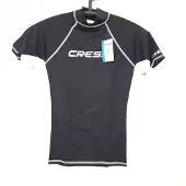 Cressi Rash Guard Lady T-shirt à manches courtes Black/White L