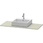 Duravit Console XSquare, 1 découpe, 800x16x550mm, XS060D06060