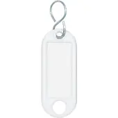 Wedo Porte-clés avec crochet en S, Blanc