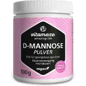 Vitamaze GmbH Poudre de D-mannose hautement dosée, végétalienne, 100 g PUL