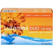 Medphano Lutamax Duo 10 mg gélules lutéine + acides gras oméga-3, 30 gélules