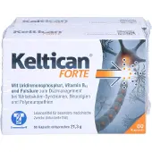 Trommsdorff GmbH & Co. KG Keltican forte gélules avec uridine monophosphate (UMP), vitamine B12 et acide folique pour soutenir la régénération nerveuse, 80 gélules