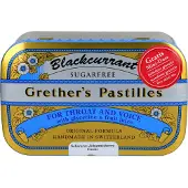 Grether’s Pastilles Grether's Pastilles au cassis sans sucre, 440 g de pastilles