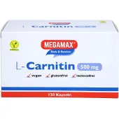 MEGAMAX Figure & Balance L-Carnitine 500 mg gélules, 120 gélules
