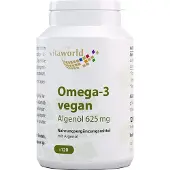 Vitaworld Huile d'algues 625 mg Oméga-3 végétaliennes, 120 capsules
