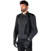 Alpinestars Veste de moto en cuir perforée Missile V3 Airflow, noire, taille 60