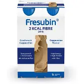 Fresenius Fresubin 2 kcal Fibre Drink Cappuccino 200 ml | Boîte (4 bouteilles)
