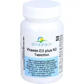 SYNOMED Vitamine D3 plus K2 en comprimés, 60 pc TAB
