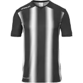 Uhlsport Stripe 2.0 Maillot manches courtes enfants - Noir / Blanc
