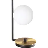 Ideal Lux BIRDS TL1 lampe de table avec douille G9 avec disque décoratif en laiton