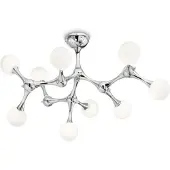 Ideal Lux Plafonnier blanc NODINO 9 lampes