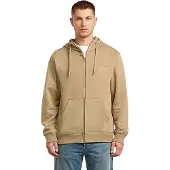 G-Star Sweat Script Hoodie Zip - Beige - Hommes