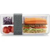 Bodum Lunch Box Compartimentée - - Bistro - Couverts - Gris