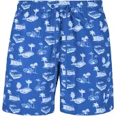 Urban Classics Pattern Swimming Shorts Bleu L Homme