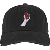 Merchcode Casquette 'Green Day American Idiot' rouge sang / noir / blanc