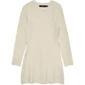 Vero Moda Josanna Long Sleeve Dress Beige S Femme