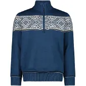 CMP 7h87511 Half Zip Sweater Bleu S Homme