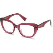 Nina Ricci Lunettes de vue - - VNR424 - Lampone transparente lucide - Acétate - 52/19/140