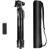 Puluz Tripod With 3d 360 Head + Phone Holder Pu3096b Argenté