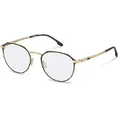 Rodenstock R7150 Rounded Glasses Noir,Doré 140/51 mm Homme