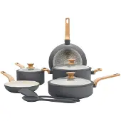 Greenpan Set Pentole, Poêle + casserole, Gris