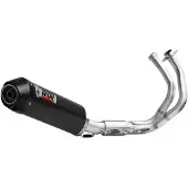 MIVV Oval Kawasaki Ninja 650 24-25/z650 24-25 K.057.l3c Homologated Full Line System Argenté Homologated