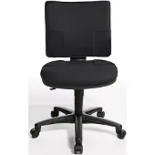 Topstar 8070 BC0 Bürodrehstuhl U50 ohne Armlehnen schwarz