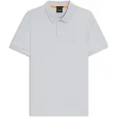 BOSS pour homme. 50507803 Polo passager gris clair (XXL), Casuel, Coton, Manche courte